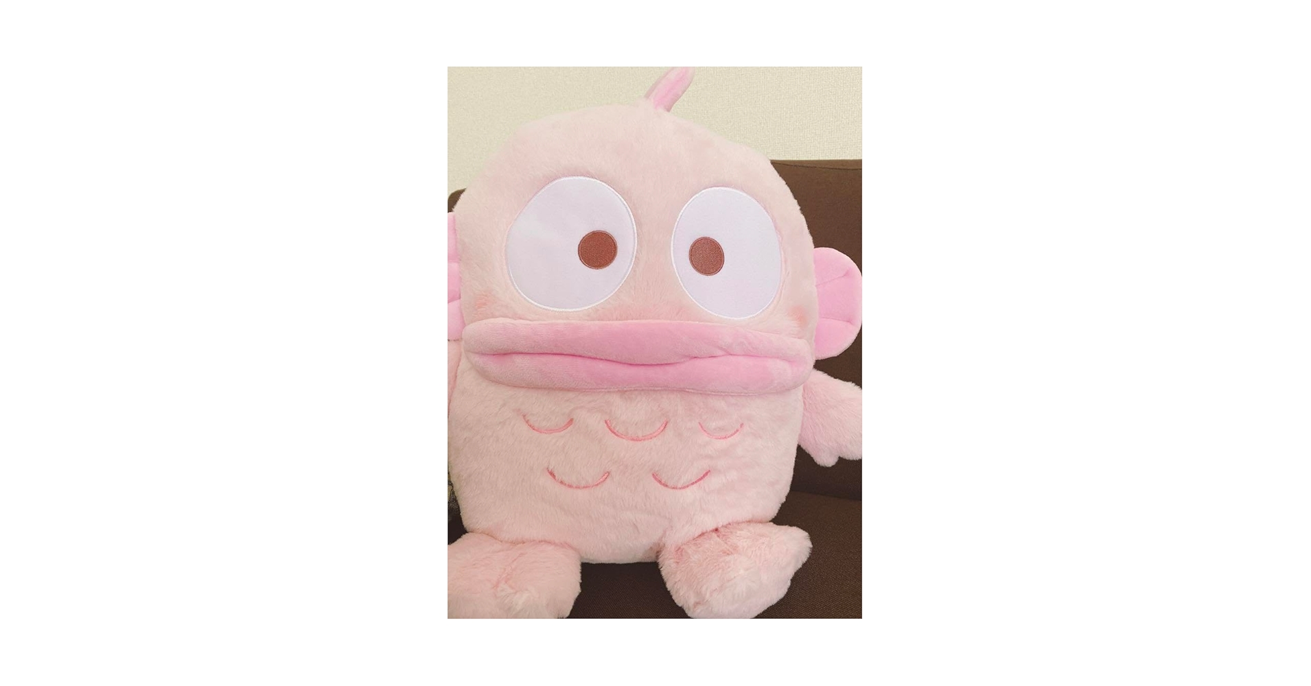 ハンギョドン ほわほわハンギョドン Lサイズ 500個限定 ピンク pink サンリオキャラクターズ ほわほわ ハンギョドン ぬいぐるみL