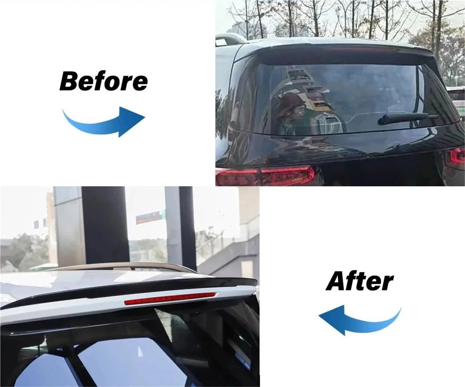 Spojlery tylne Do Benz Glb X247 Glb180 200 Glb35 Spojler samochodowy | 2019 + AMG Tylny Bagażnik Samochodowy Spoiler Bagażnika Skrzydło Wargi Zestawy Karoserii
