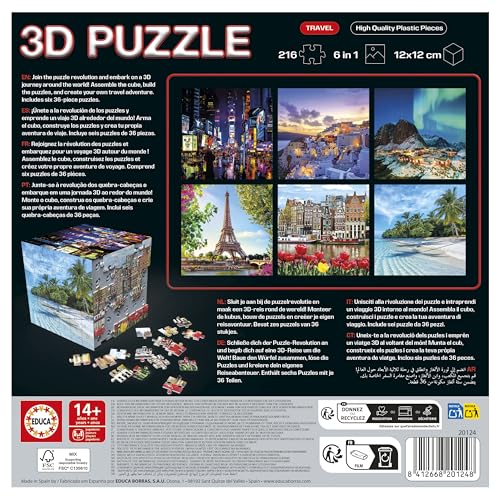 Educa - Grande puzzle di 12000 pezzi per adulti. Meraviglie del mondo