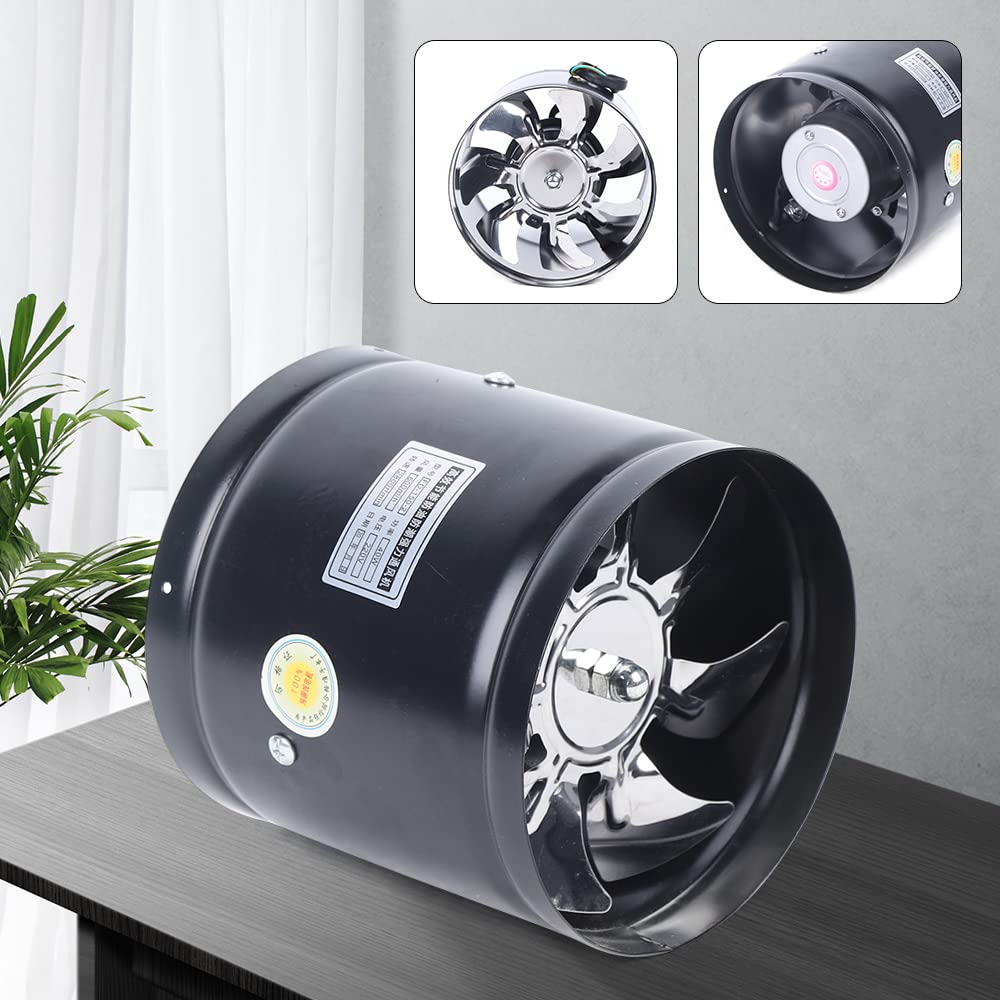 Ventilador extractor de aire para conductos, ventilador axial, ventilador industrial, extractor de aire para cocina, salón, fábrica, hotel, potente, bajo ruido