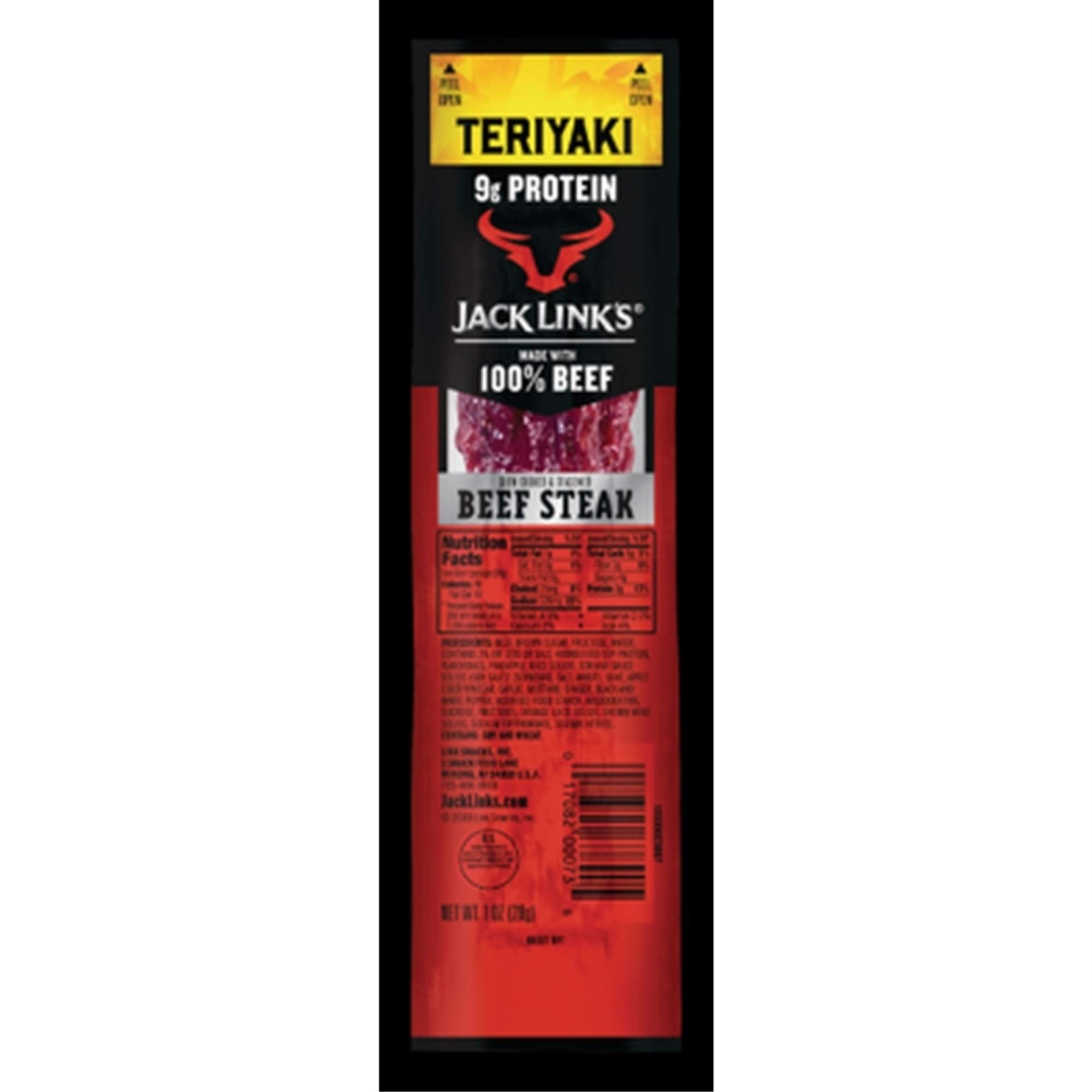 jack links Teriyaki Beef Steak Jerky, 1 oz