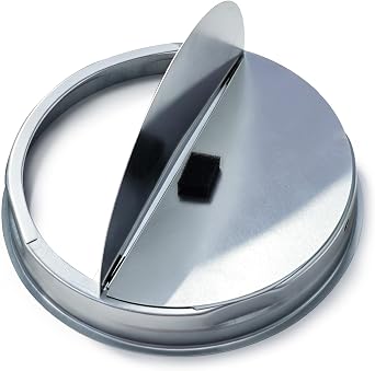 BP87Q 7" Round Vertical Discharge Damper for Broan-Nutone BP87 round discharge range hood Upgraded-with Foam Compatible with 7" Round Range Hood Exhaust Adaptor Eliminates Noise Quiet
