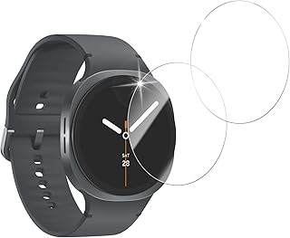 【2枚入り】国産硝子素材製 対応 Galaxy Watch 8 (40mm) ガラスフィルム (2枚) 全面保護 強化ガラス 保護 フィルム