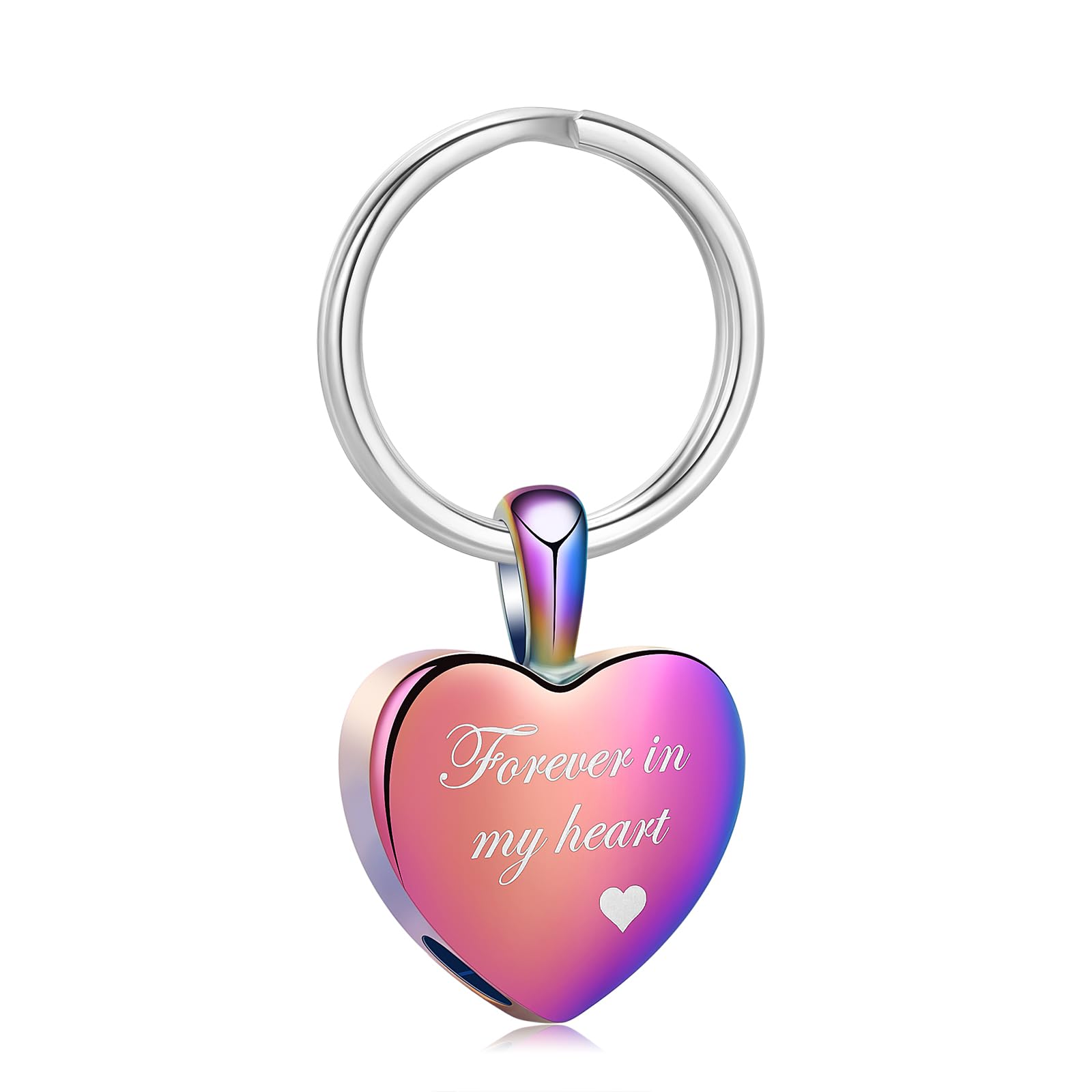 Porte-clés urne funéraire en cœur Yinplsmemory pour cendres - 8