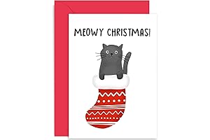 Old English Co. Endless Meowy Christmas Card