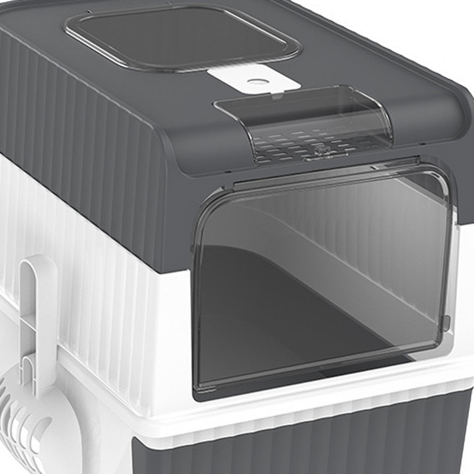 LOVIVER Caja de Arena para Gatos con Capucha, Inodoro Cerrado para Gatos Arena para Gatos Reutilizable Caja de Arena para Gatos Contenedor Suministros para