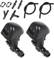 Vista 19 de OTUAYAUTO Kit de manguera de limpiaparabrisas, manguera universal de líquido limpiaparabrisas con conector de manguera adecuada para la mayoría