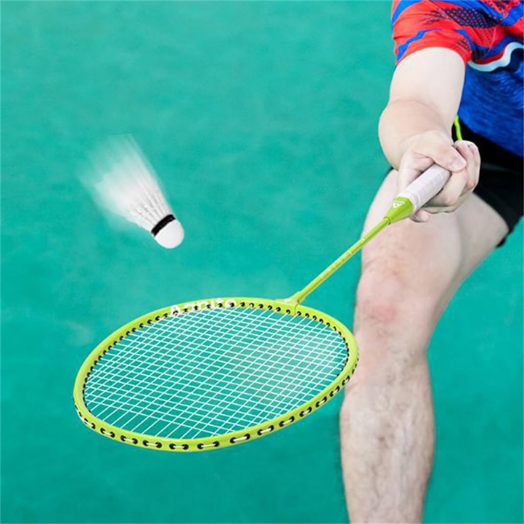 Badminton Racket Iron Aluminium Split Lightweight Toughness Home Use