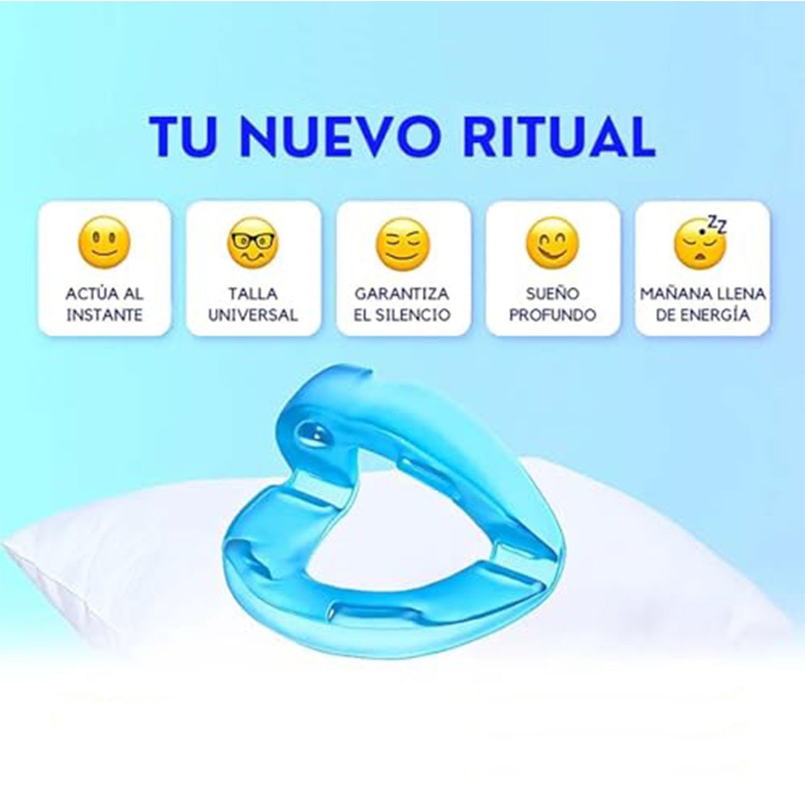 Syruna - Férula Bucal, Syruna Boquilla Antironquidos, Protector Bucal Antirronquidos Para Dormir, Dispositivo Anti-Ronquidos Suave Y Eficaz, Silencio Nocturno Para Un Descanso Reparador(1pc) — view 2
