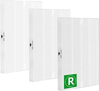 HPA300 True HEPA Replacement Filters for Honey.well HPA300, HPA200, HPA100, HPA090 Series and HPA5300, Replacement Filter R (HRF-R3 & HRF-R2 & HRF-R1)-3 Pack HEPA Filter R