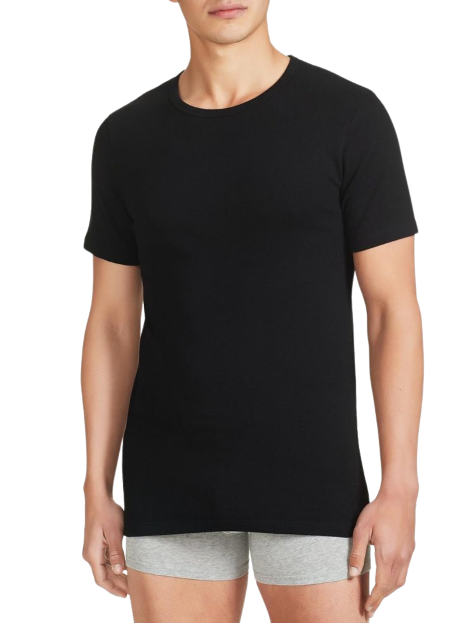 Liabel 3 Stück Herren T-Shirt Unterwäsche Baumwolle 100% ComfortFit | Weichheit und Atmungsaktivität | Herren T-Shirt ideal für alle Aktivitäten