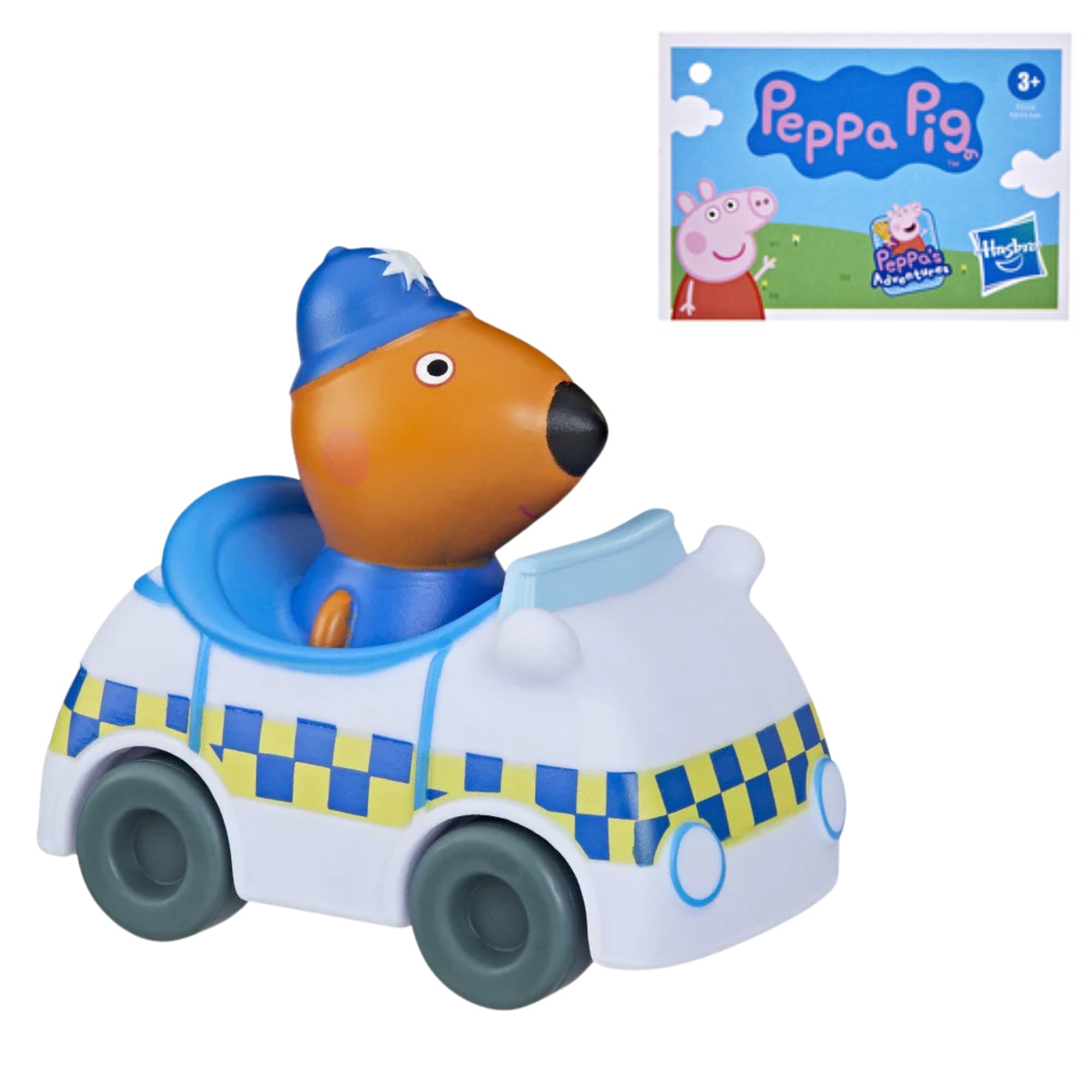 Toptoys2u Bargain Bundles Peppa Pig - Juego de vehículos de juego de personajes Little Buggies - Ambulancia Suzy Sheep, coche de policía Freddy Fox y camión de bomberos Mummy Pig - Juego de 3