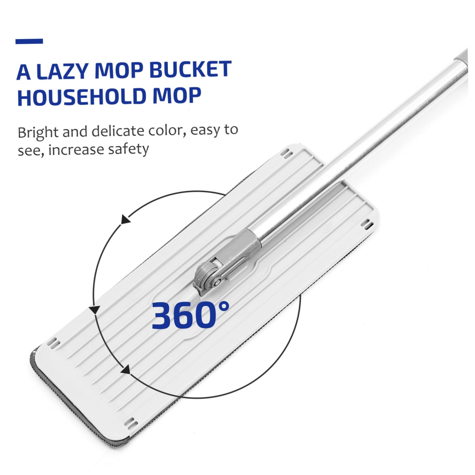 Rotierender Mikrofaser Wischmopp Satz Mit Eimer Langlebiger Edelstahlgriff Praktische Reinigung Für Haushalt Und Böden Staub Und Nassmopp Für Laminat Fliesen Parkett Geschenk Für Haushalt
