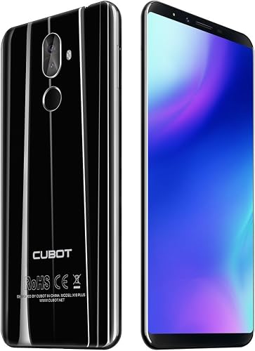 CUBOT X18 Plus Smartphone  2018 LTE Smartphone Android Dual SIM Smartphone senza contratto  5 99 pollici IPS Full Touch Display  memoria RAM GB  Plus fotocamera MP  Nero