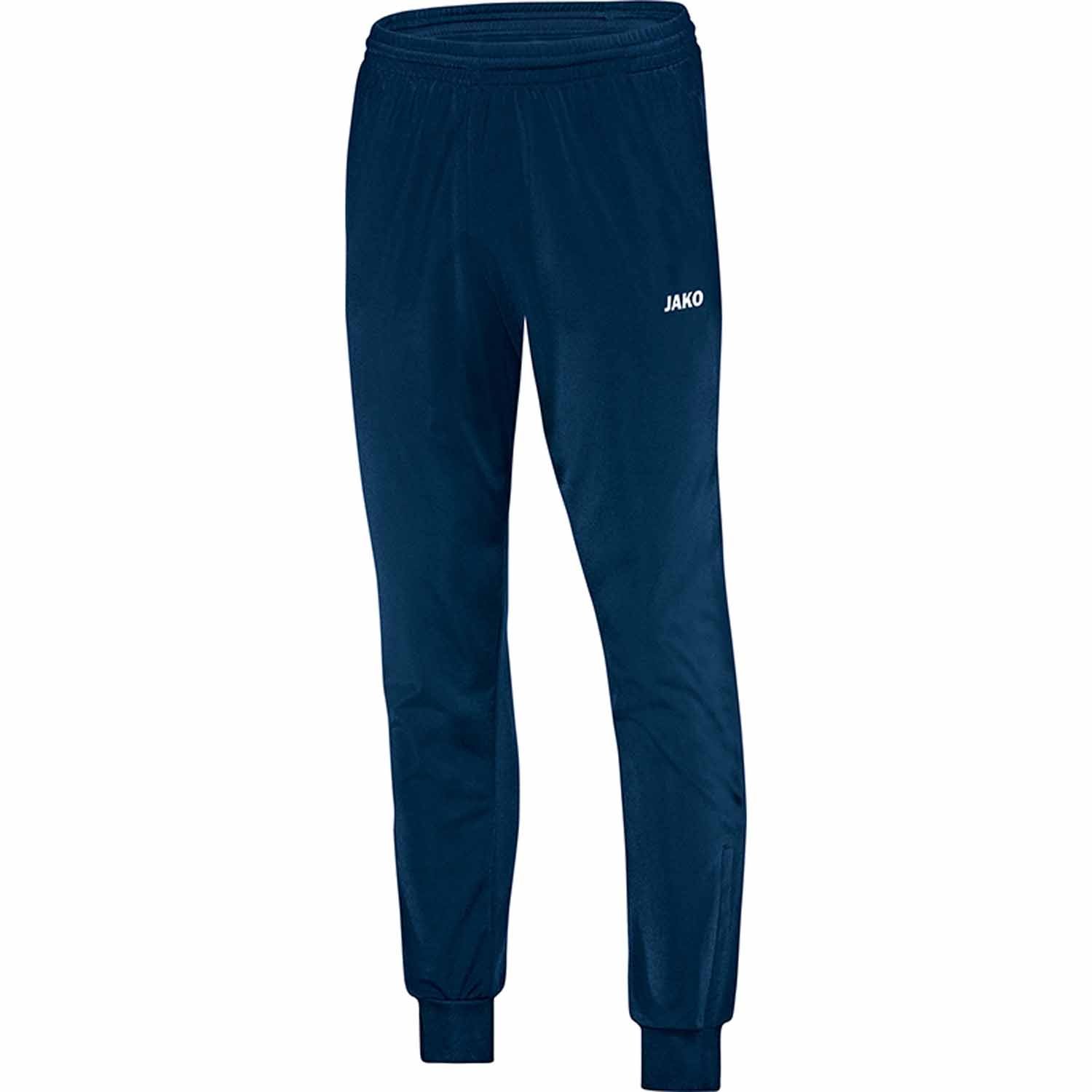 Jako Trainingshose Kinder Classico I Klassische Sporthose Jungen & für Mädchen I Mit Reißverschluss & Rippeinsatz am Beinabschluss