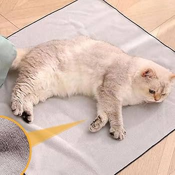 Amazon | WISSPKYO 猫グルーミングベルクロ生地安全な爪切り抗咬傷布猫