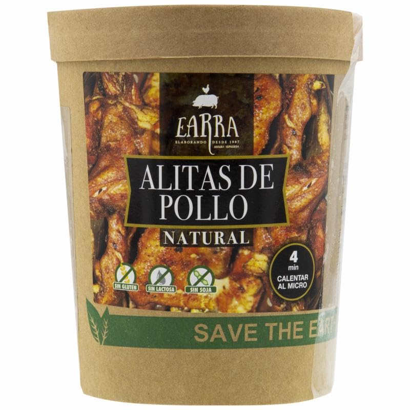 Earra, Alitas de pollo asadas, 500g