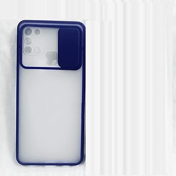 Rasmika Mobile Camera Slide Protective Design Shutter Case for Samsung Galaxy M31, Blue