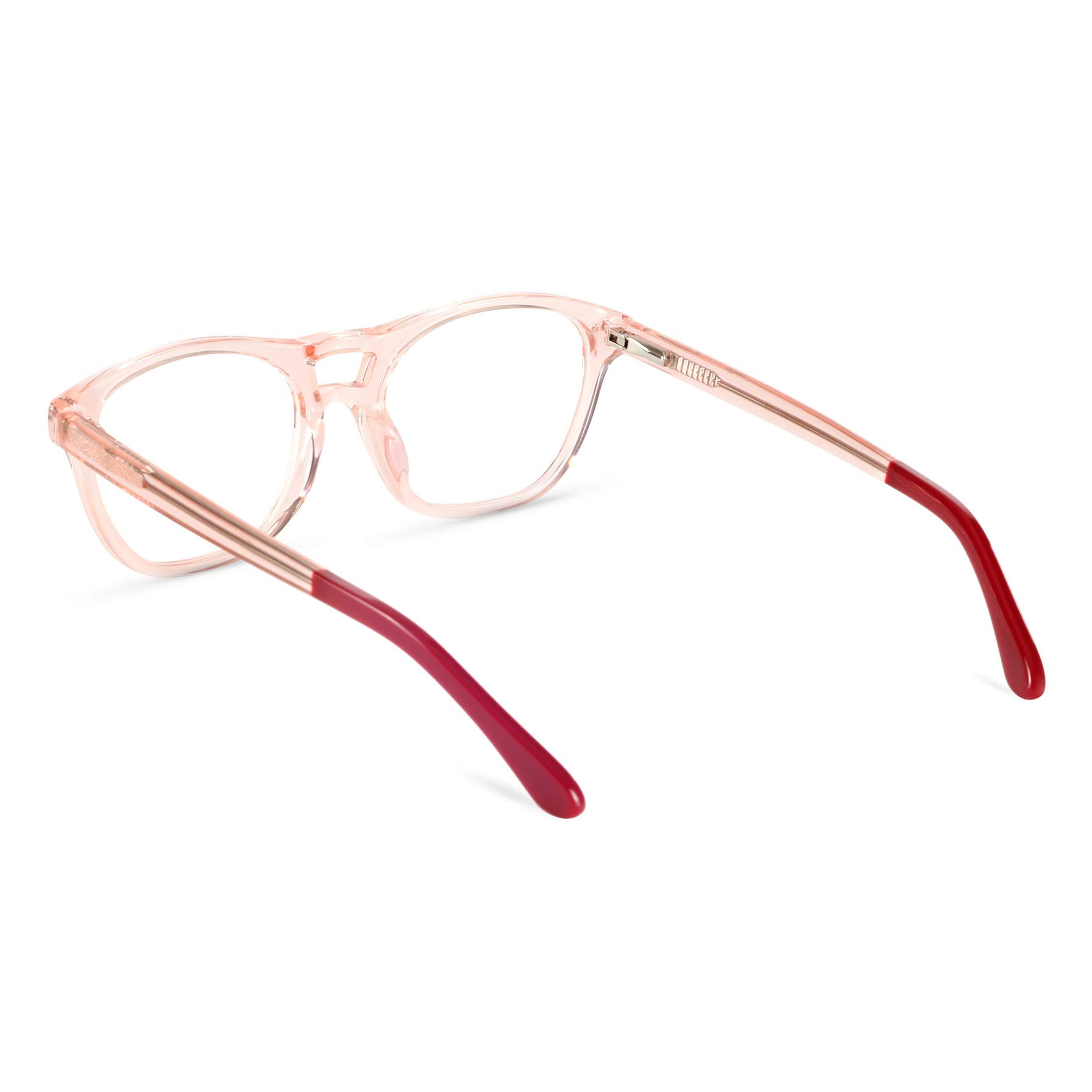Gafas infantiles con protección contra la luz azul, sin graduación, protección UV400, unisex, para niños y niñas, lentes intercambiables, material robusto, modelo Lion