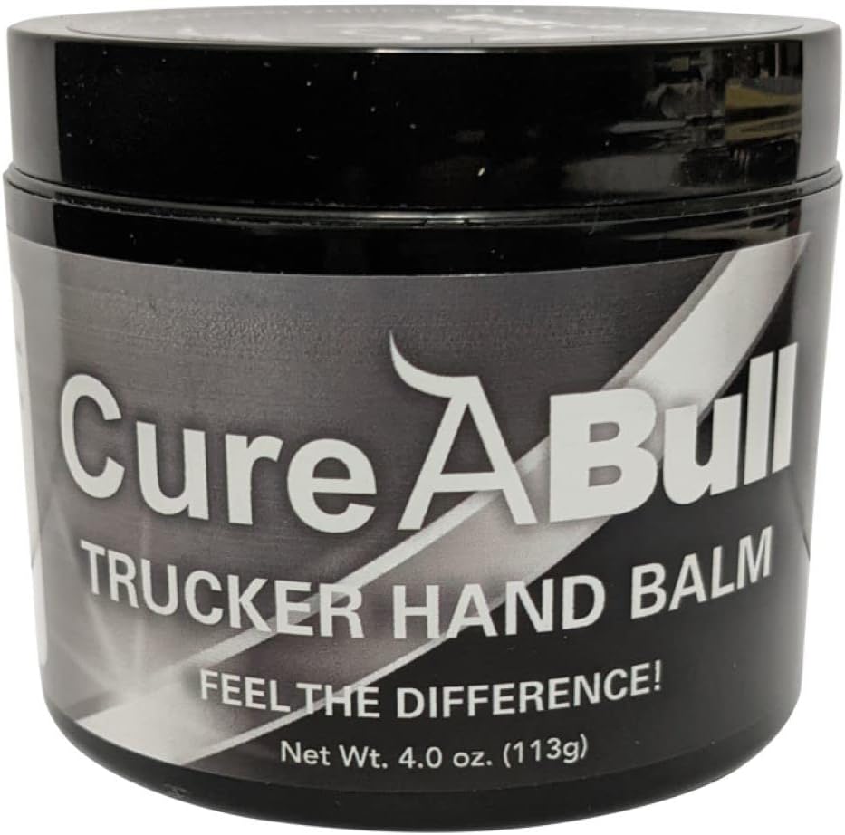 - CureABull Trucker Hand Balm – Ultimate Relief for Dry, Cracked Hands – Non-Greasy Within Minutes, Long-Lasting Moisturizing Treatment – 4oz