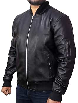 bell maxim “羊革”XL“短丈“黒”bomber jacket b8e0d580-d9e8-347b-bb31-