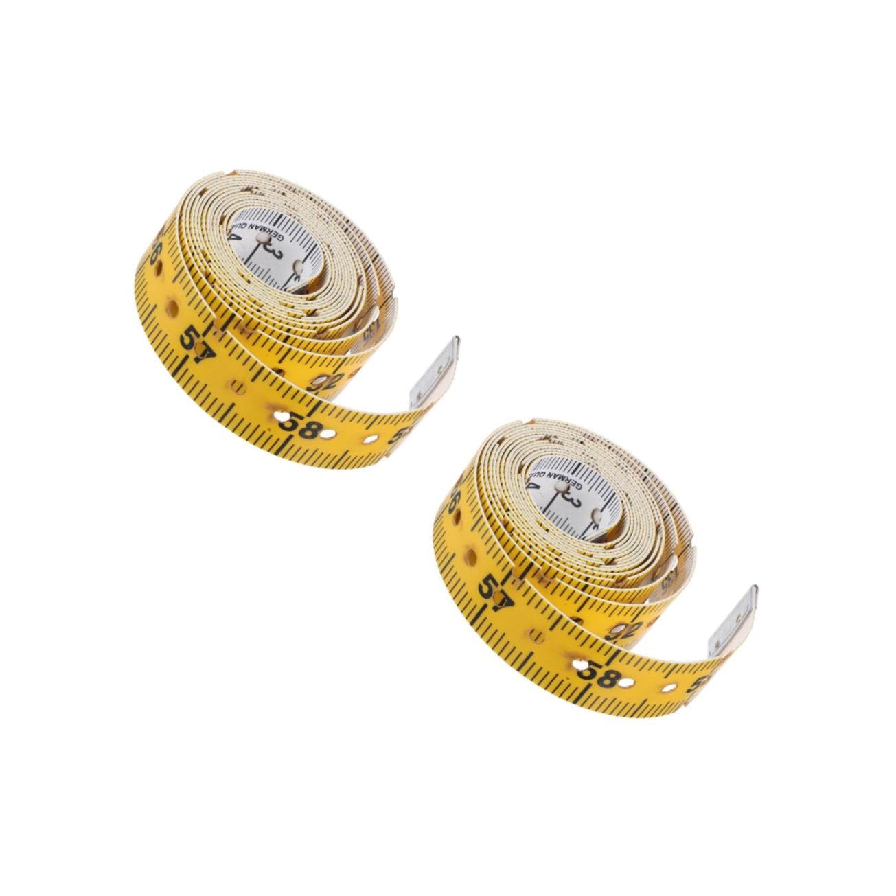 BESPORTBLE Lot De 2 Mètres Ruban Pour Tailleur Règle Outil De Mesure Pour Aveugles Ruban À Mesurer En Tissu Produits D'Assistance Aide Aux Personnes Malvoyantes Outils D'Étude