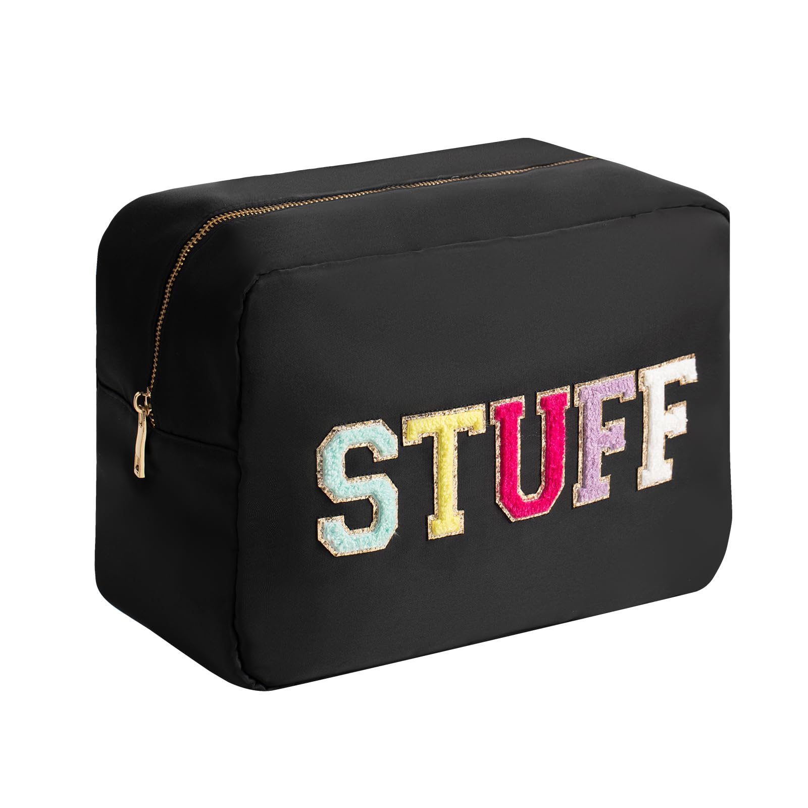 YogoRun Preppy Makeup Pouch Travel Women Cosmetic Pouch Nylon