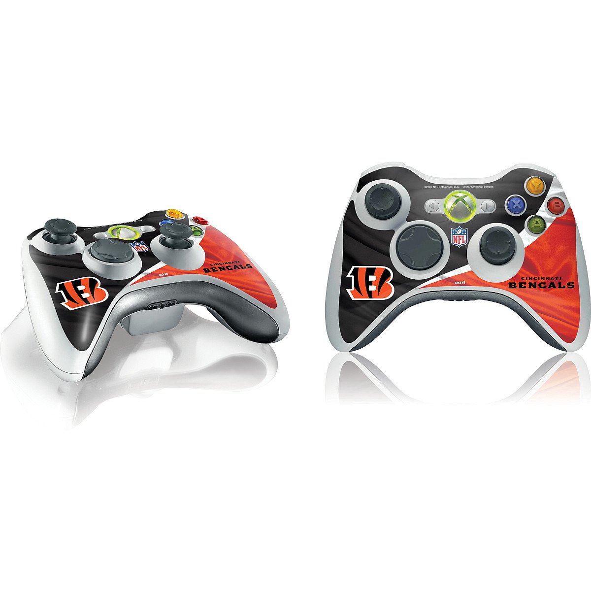 Skinit Decal Gaming Skin Compatible with Xbox 360 Wireless Controller - Officially Licensed NFL Cincinnati Bengals Design