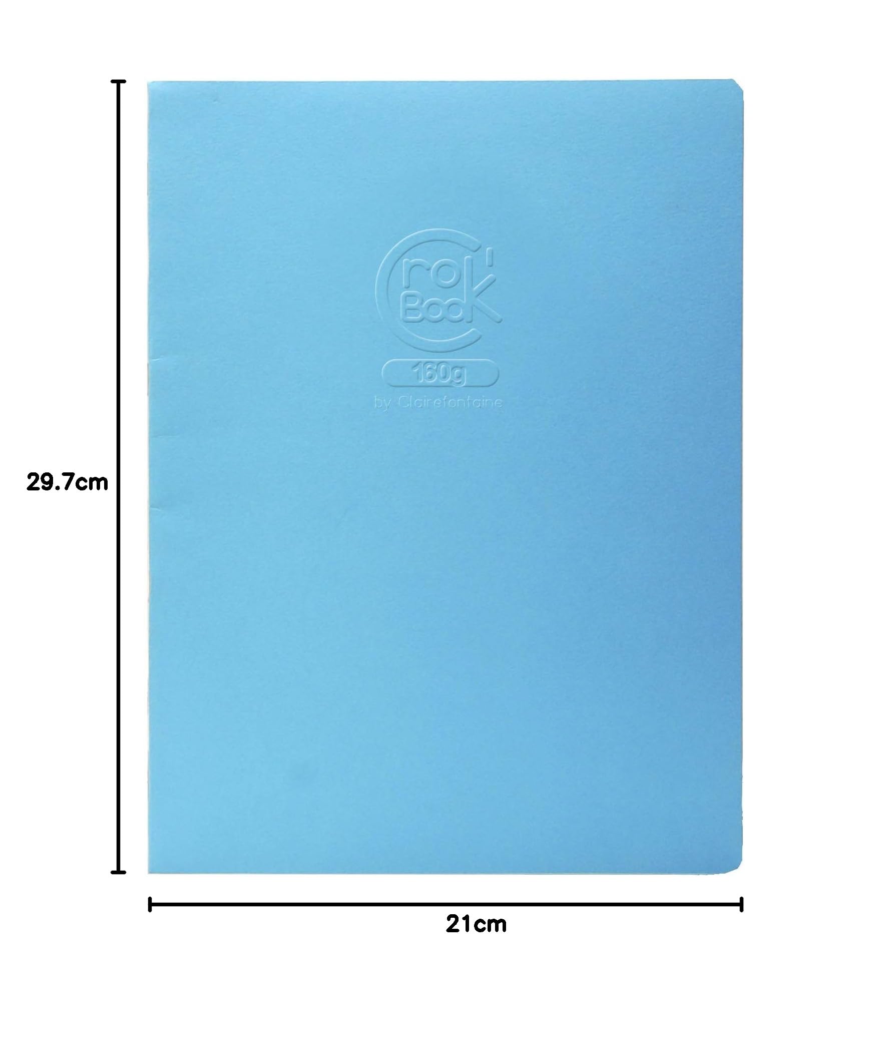 Clairefontaine 60337C zeszyty rysunkowe szyte Crok'Book x10 160 g A4