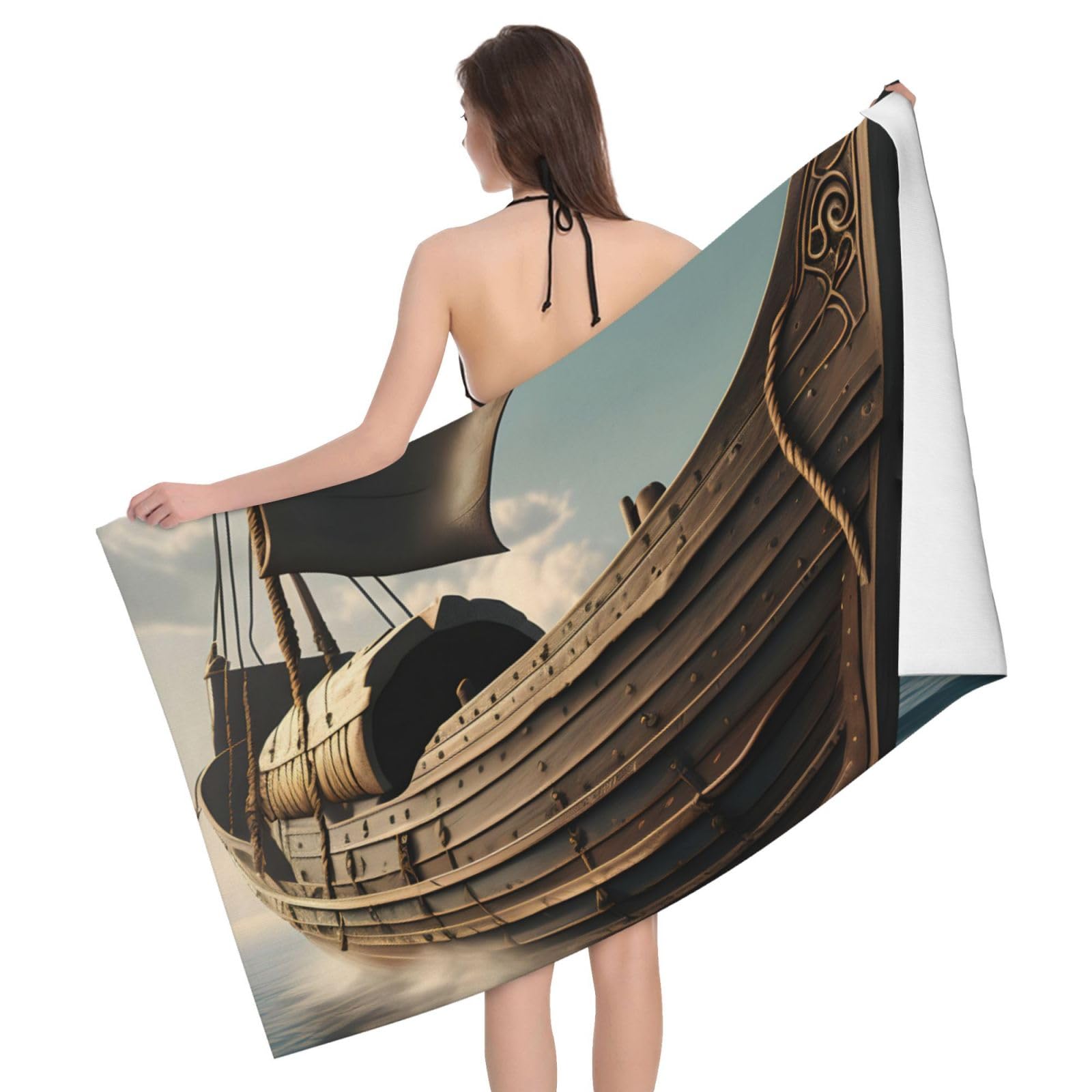 Serviette de plage anti-sable et compacte pour piscine et voyage