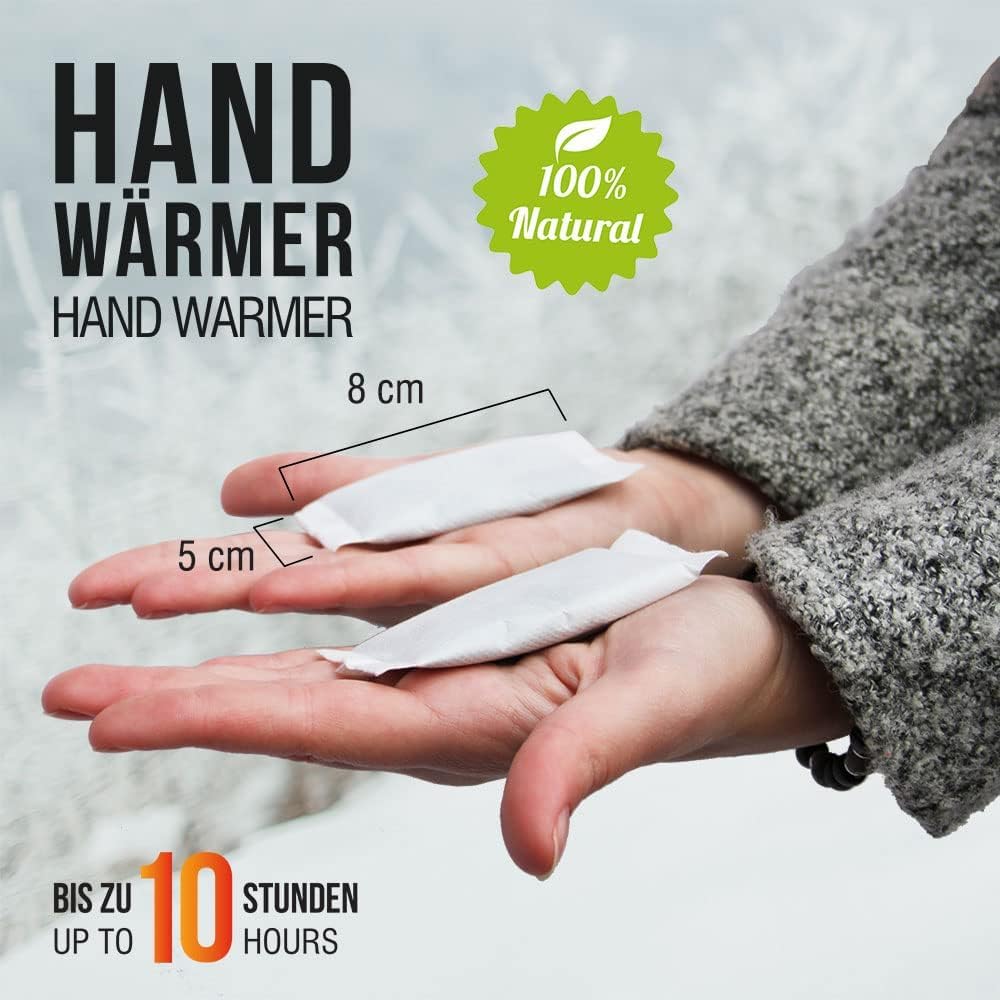 HELLO HEAT Handwärmer, 10, 20 oder 40 Paar Wärmepads für 10 Stunden Wärme I Sofort aktivierbare Taschenwärmer I Zuverlässiges Heatpad – für Jackentasche, Hosentasche & als Handschuhwärmer