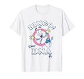 Bingo! Dino DNA Pastel Colors Big Chest Logo T-Shirt