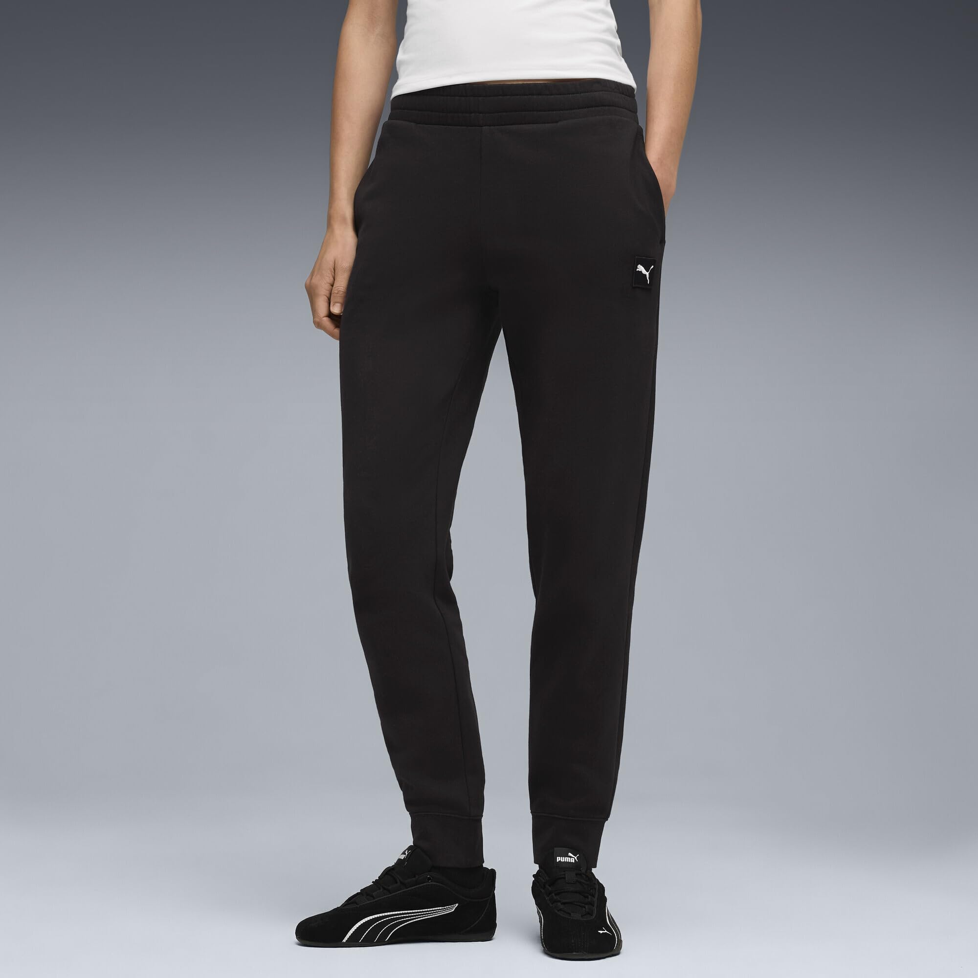 PUMA ESS Elevated Sweatpants FL Cl - Pantalones de Punto Mujer