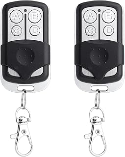 Remote Control Replacement for 390MHz LiftMaster 970LM 971LM 972LM 973LM Chamberlain 950CB 953CB Sears Craftsman 139.53681B Red/Orange Learn Button Garage Door Opener (2 pcs)