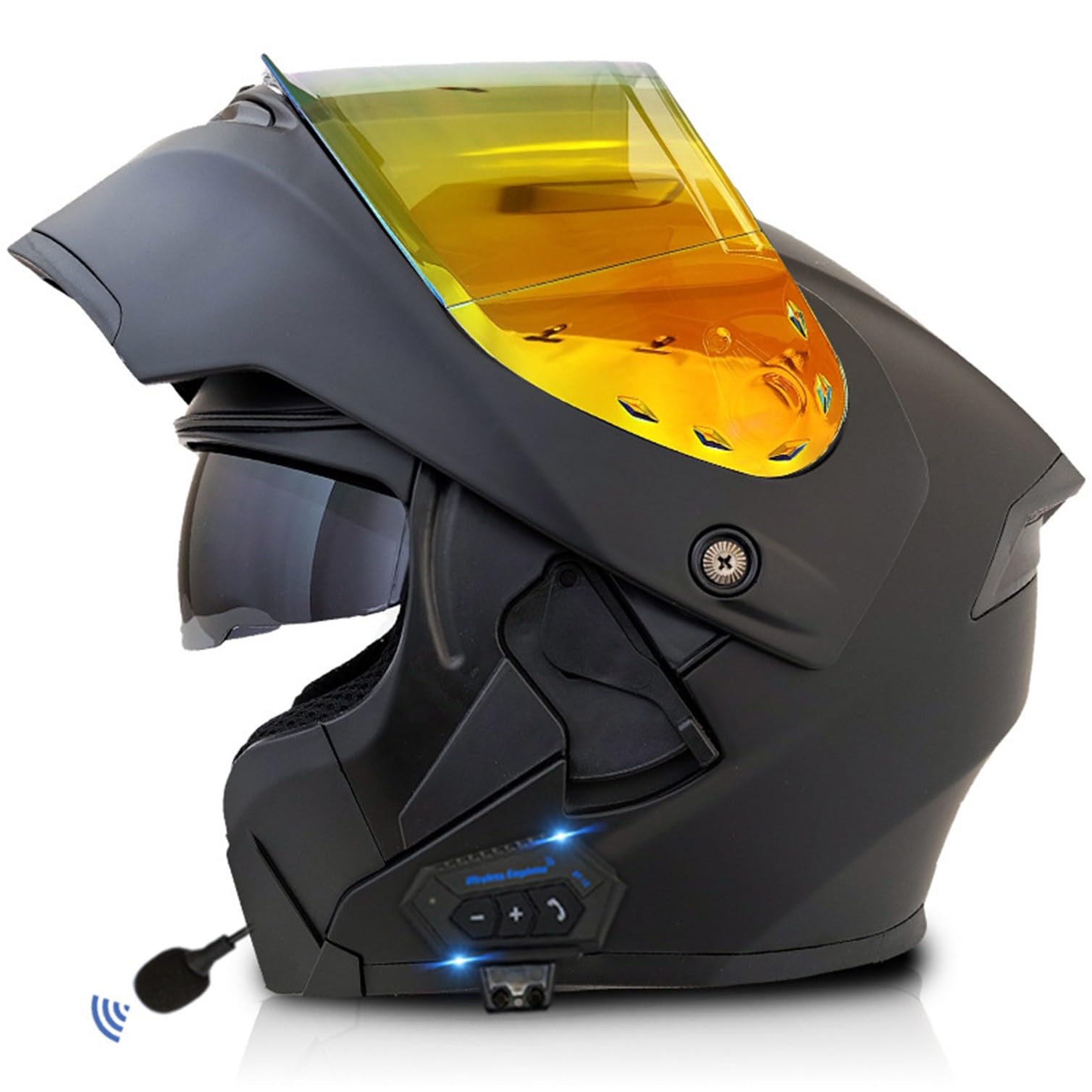 Amazon.co.jp: Bluetoothオートバイモジュラーヘルメットフリップ