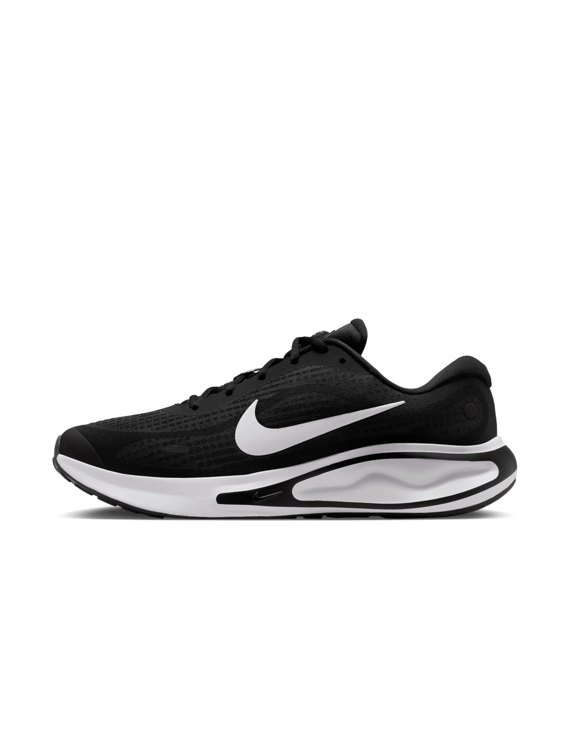 Nike JOURNEY RUN mens LACED SHOES 41 EU BLACK/WHITE-ANTHRACITE