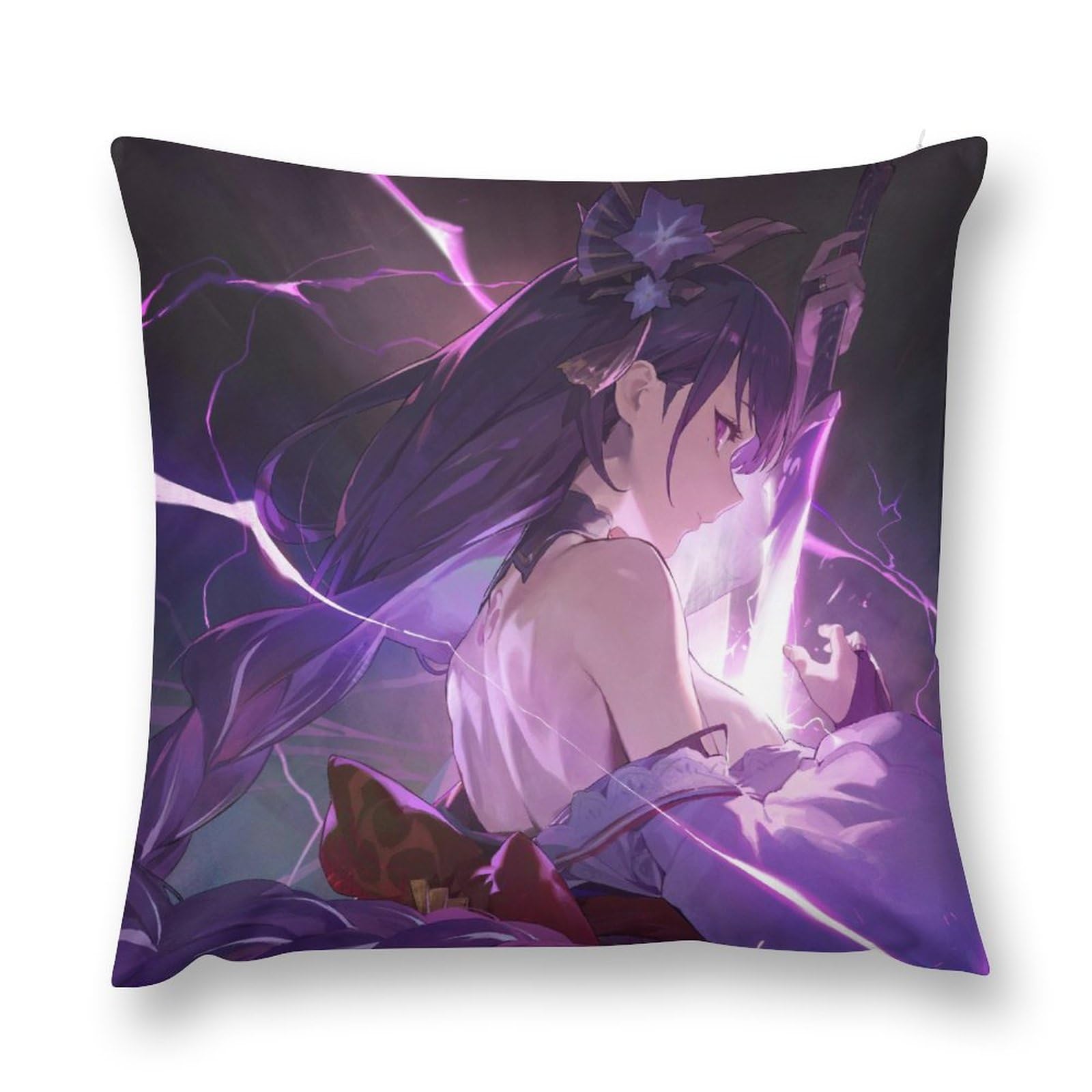 Amazon.co.jp: クッションカバー 原神-みぞおちで刀を抜いた影抱き枕
