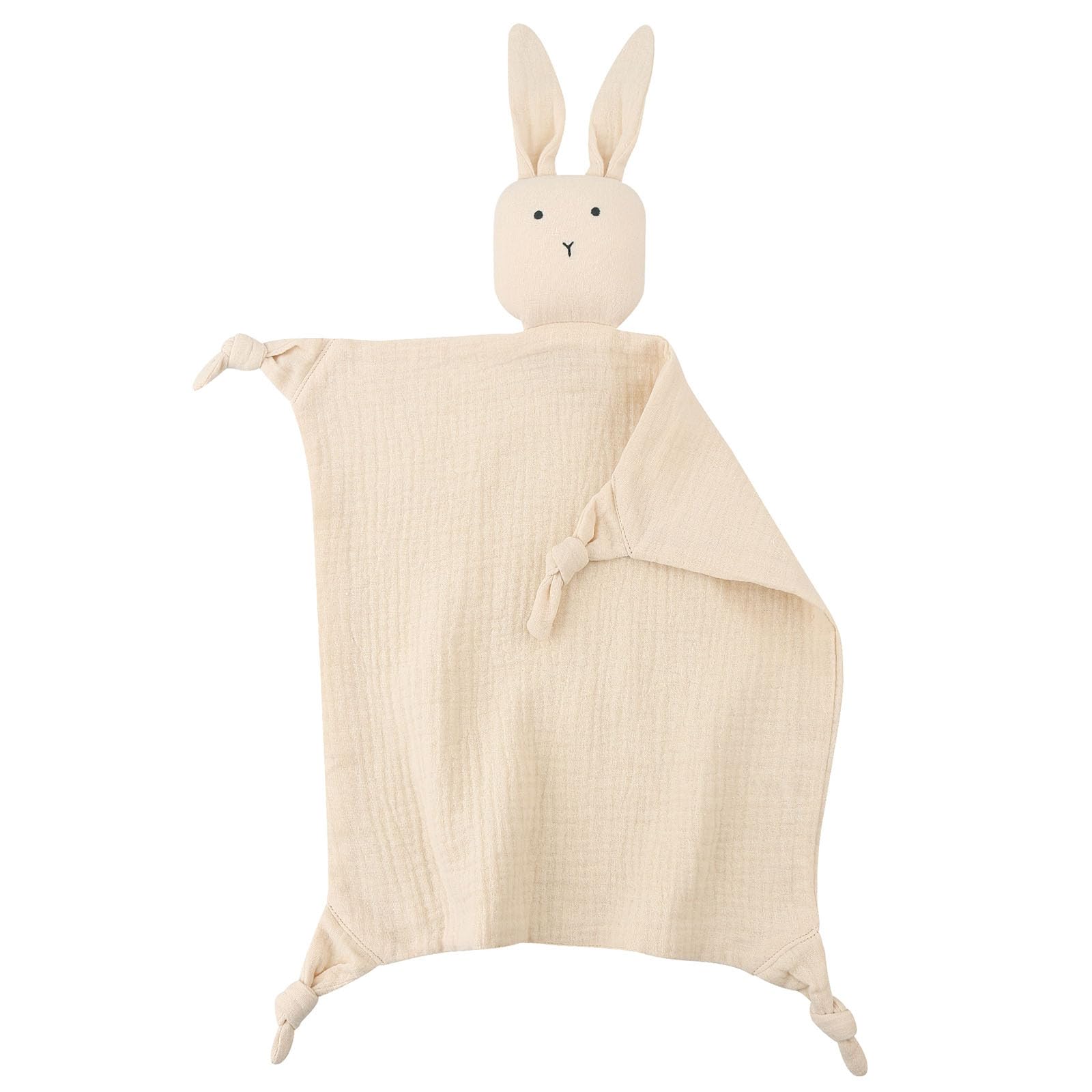 ljhnba Muslin Baby Bib Stuffed Doll Newborn Appease Towel Security Blanket Baby Cuddling Towel Facecloth Dolls for Girls