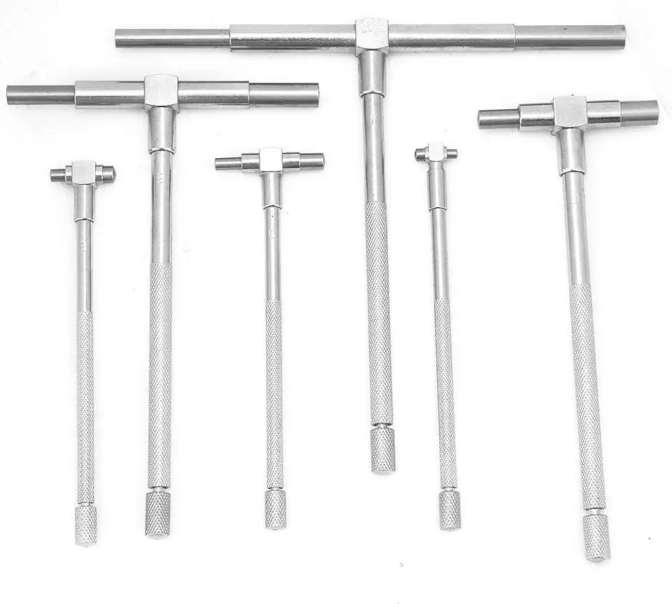 伸縮式ゲージセット 8mm-150mm 調整可能な内径ゲージ 6個 伸縮式マイクロメーターキットゲージ 測定ツールゲージ
