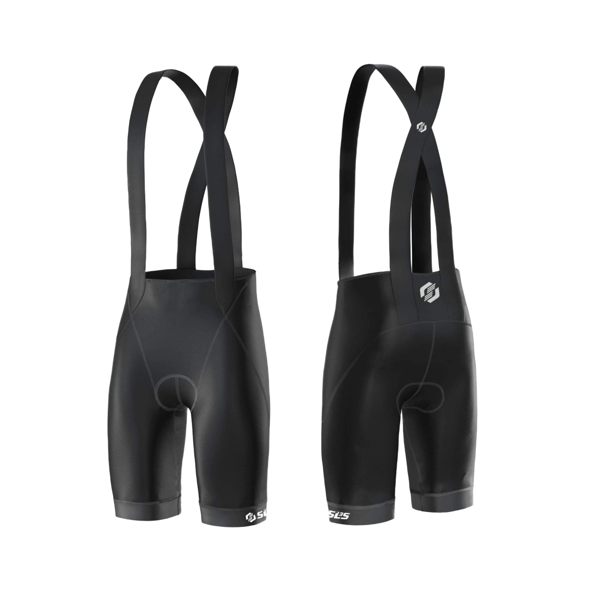 SLS3 Cycling Bibs Men – Mens Cycling Bib Shorts for Endurance Rides – Pro-Level Bike Bibs – Padded Bib Shorts for Men