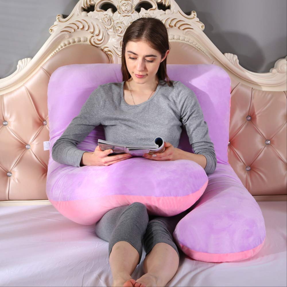 Full Body Giant Pregnancy Pillow Maternity Pillow Pregnant Women Comfortable Soft Cushion Sleep Body Gray Pink
