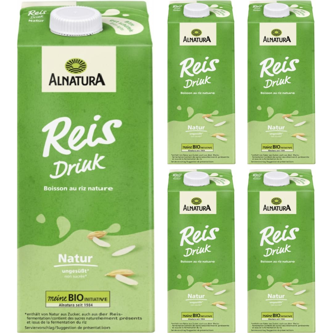 Alnatura Reis Drink ungesüßt 1000 milliliter x 5 Stück