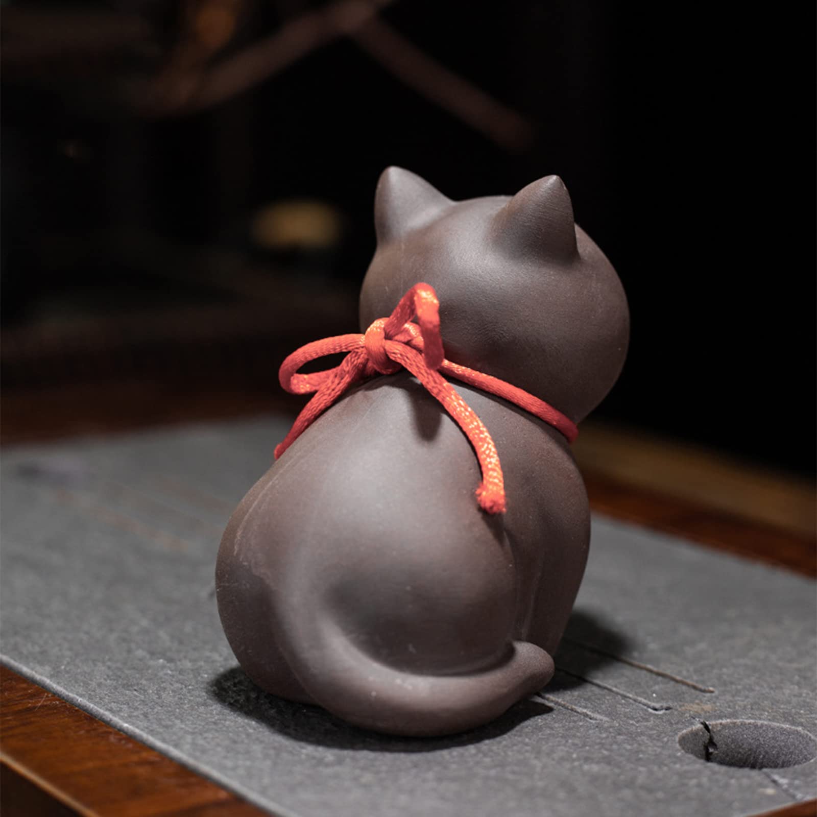 Amazon｜VICII 中国のZisha茶寵ラッキーかわいい子猫茶寵Kungfuギフト