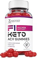 Vista 1 de Justified Laboratories Gomitas F1 Keto ACV de 1000 mg con jugo de granada y raíz de remolacha B12 60 gomitas Ketos
