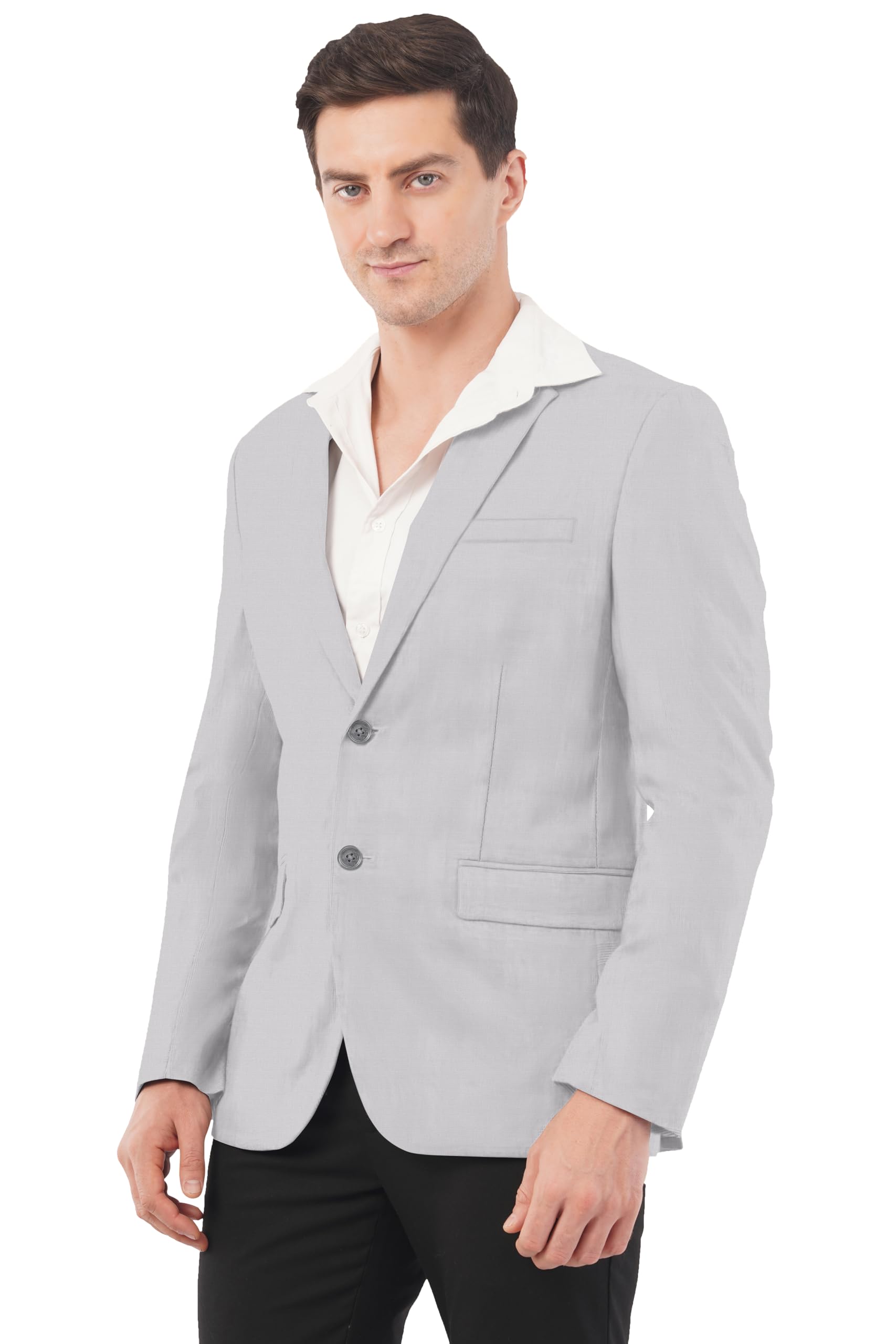 saintx Men's Premium Formal Blazer || Stretchable Triple Blend Fabric || Slim Fit || Fully Lined || Versatile Stylish Coat for Men || Professional Jacket || All Purpose-picture-14