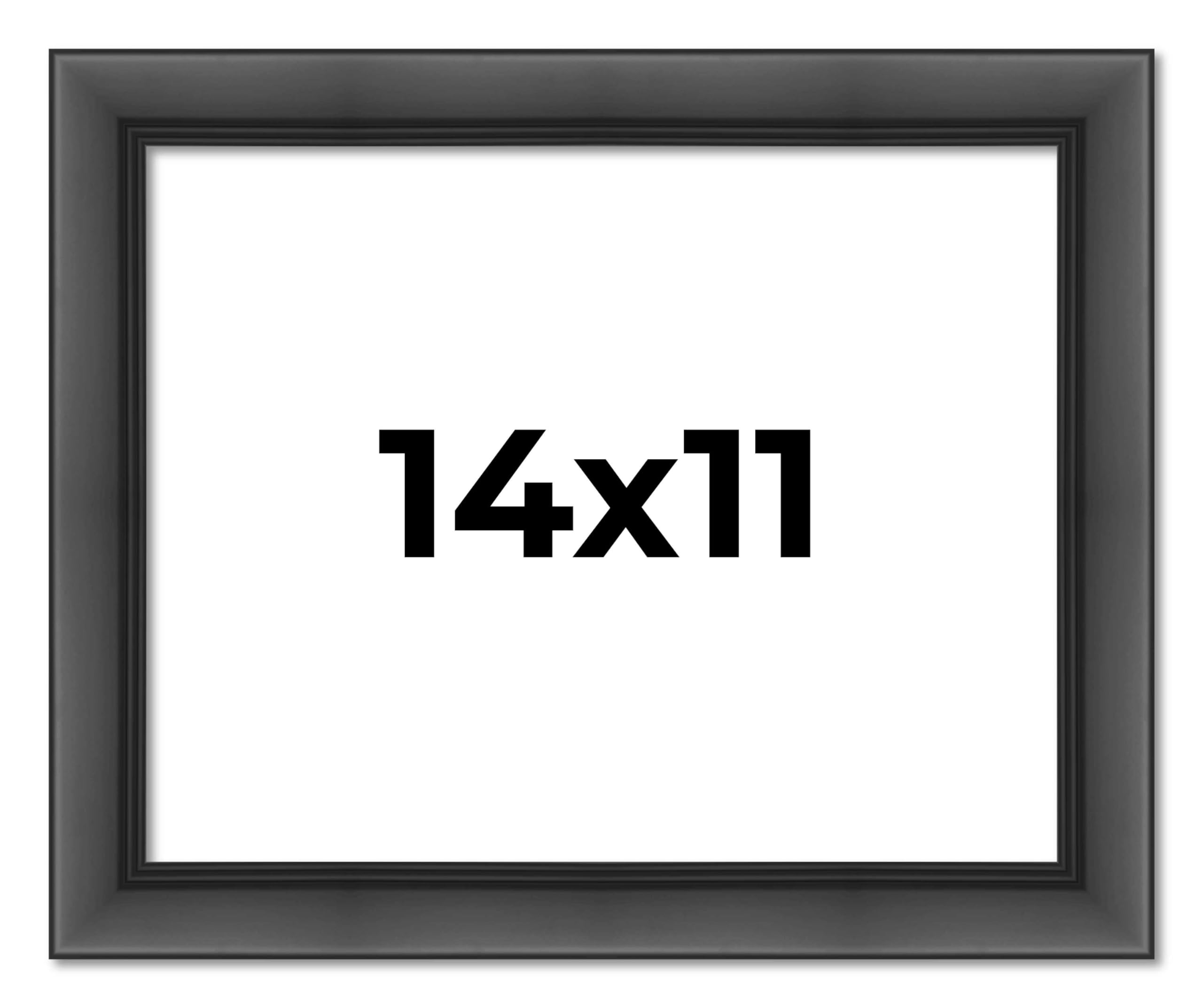 Amazon.com: Poster Palooza 14x11 Frame Black Contemporary Complete