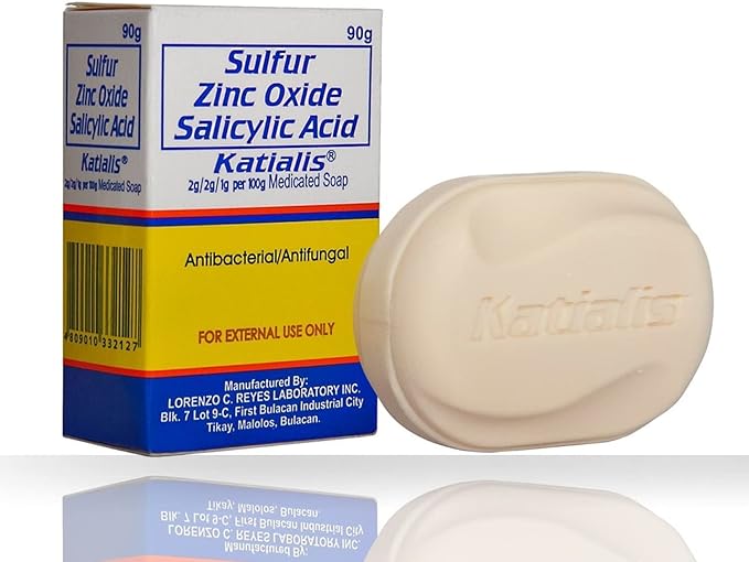 KATIALIS SOAP Sulfur Zinc Oxide Salicylic Acid Anti Fungal Anti
