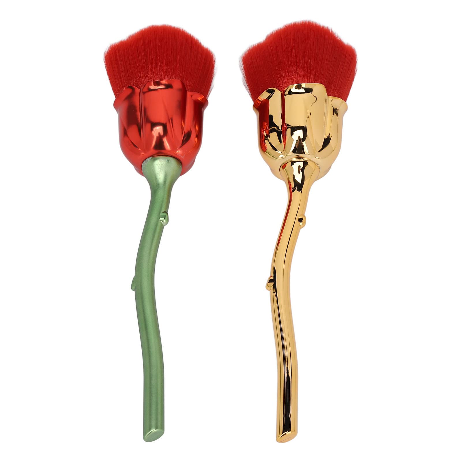 Nagelstaub-Puderentferner Pinsel – Rosenform, Weiche Bürste, 19,5 Cm, Für Nailart & Make-up