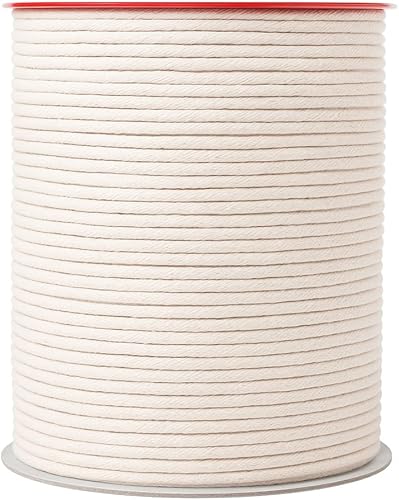Miniatura 16 de Cuerda Mandala Crafts 0.03 pulgadas 109 yardas para hacer joyería, artesanía, macramé, cuerda de algodón encerado