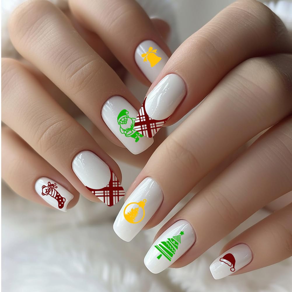 3 piastre per timbratura per unghie stagionali per nail art, per Pasqua, San Patrizio, Natale, Halloween, con raschietto per stampino, per manicure